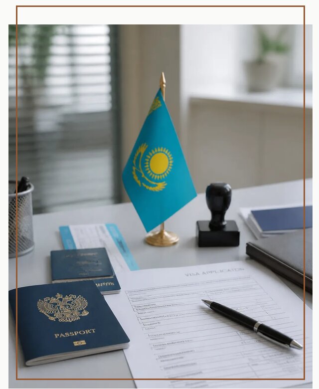 Оформление визы в Казахстан для поездки и работы в Дзержинском